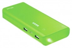 Trust Primo Powerbank 10000 mAh - zöld (22748) Mobil / Kommunikáció / Smart - Powerbank / Külső akkumulátor és töltő - 348534