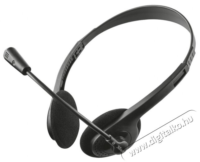 Trust Ziva Chat headset (21517) Audio-Video / Hifi / Multimédia - Fül és Fejhallgatók - Fejhallgató mikrofonnal / headset - 318177