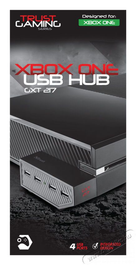 Trust GXT 217 USB Hub for Xbox One (20410) Iroda és számítástechnika - Játék konzol - Kiegészítő - 322111