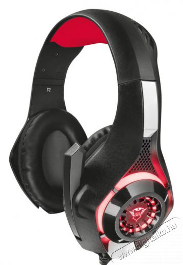 Trust GXT 313 Nero Gamer headset (21601) Audio-Video / Hifi / Multimédia - Fül és Fejhallgatók - Fejhallgató mikrofonnal / headset - 318522