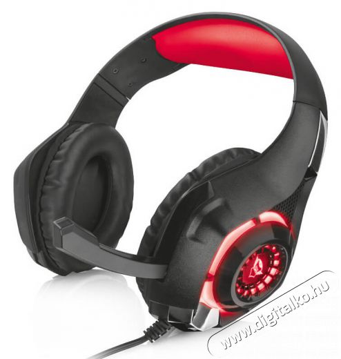 Trust GXT 313 Nero Gamer headset (21601) Audio-Video / Hifi / Multimédia - Fül és Fejhallgatók - Fejhallgató mikrofonnal / headset - 318522