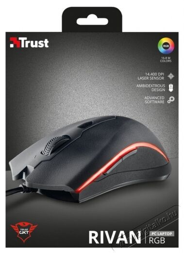 Trust GXT 177 Rivan RGB vezetékes Gamer egér (21294) Iroda és számítástechnika - Egér - Vezetékes egér - 321865