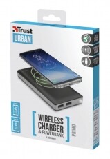 Trust Primo Wireless Charging külső akkumulátor 8000mAh - 22823 Mobil / Kommunikáció / Smart - Powerbank / Külső akkumulátor és töltő - 345004