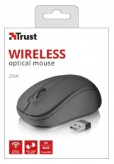 Trust Ziva Compact vezeték nélküli egér (21509) Iroda és számítástechnika - Egér - Vezeték nélküli egér - 318184