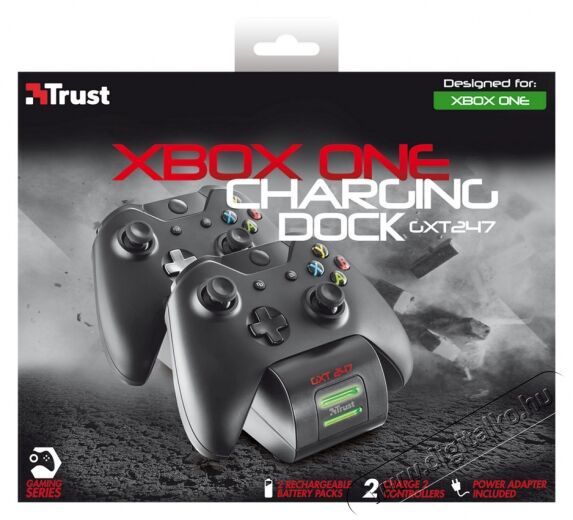 Trust GXT 247 Xbox One Duo töltő (20406) Iroda és számítástechnika - Játék konzol - Kiegészítő - 322115