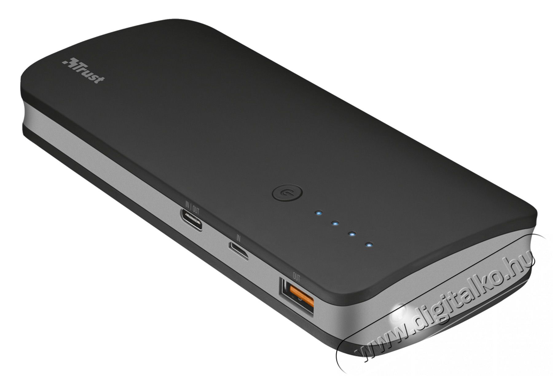 Trust Omni Ultra Fast 10000 mAh powerbank w/ USB-C (21858) Mobil / Kommunikáció / Smart - Powerbank / Külső akkumulátor és töltő - 331561