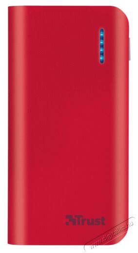 Trust Urban Primo Powerbank 4400mAh (21226) - piros Mobil / Kommunikáció / Smart - Powerbank / Külső akkumulátor és töltő - 313335