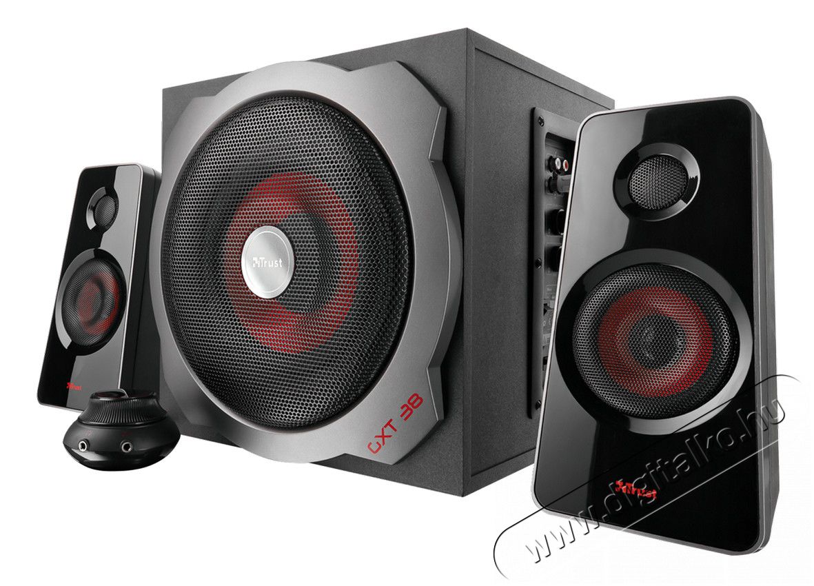 Trust GXT 38 2.1 Subwoofer Speaker Set (19023) Iroda és számítástechnika - PC hangszóró / hangfal - 307424