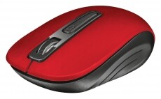 Trust Aera Wireless Mouse - red - 22374 Iroda és számítástechnika - Egér - Vezeték nélküli egér - 342584