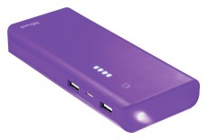 Trust Primo Powerbank 10.000 mAh (22750) - lila Mobil / Kommunikáció / Smart - Powerbank / Külső akkumulátor és töltő - 339143