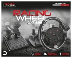 Trust GXT288 Force Vibration Steering Wheel PC/PS3 gamer kormány + pedál (20293) Iroda és számítástechnika - Számítógép tartozék - PC kontroller - 313300