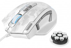 Trust GXT 155W Gamer egér (20852) - fehér Iroda és számítástechnika - Egér - Vezetékes egér - 313289