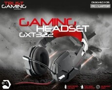 Trust GXT 322 Gamer headset (20408) - fekete Audio-Video / Hifi / Multimédia - Fül és Fejhallgatók - Fejhallgató mikrofonnal / headset - 316946