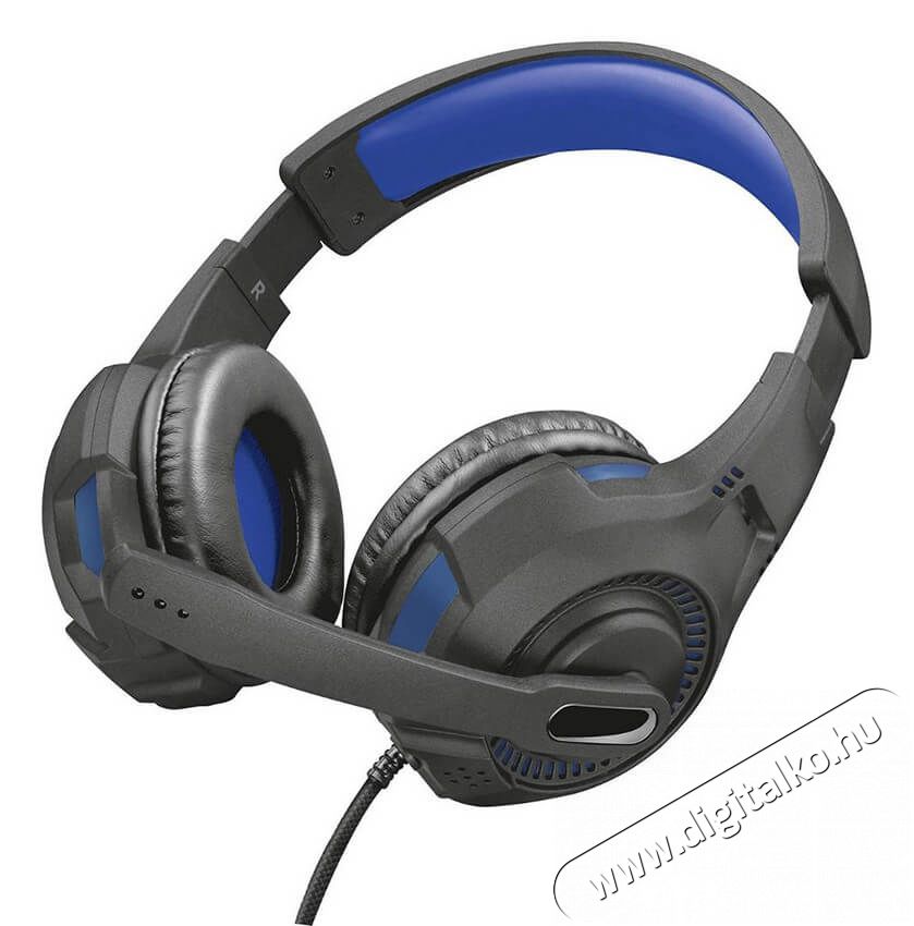 Trust GXT 307B Ravu Gaming Headset PS4-hez - kék Audio-Video / Hifi / Multimédia - Fül és Fejhallgatók - Fejhallgató mikrofonnal / headset - 348523