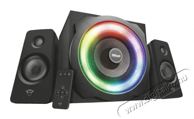 Trust Gaming GXT 629 Tytan 2.1 RGB hangsugárzó szett - 22944 Audio-Video / Hifi / Multimédia - Hangfal - Hangfalszett - Hangfalszett - 344621