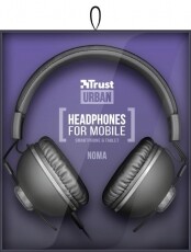 Trust Noma mikrofons fejhallgató (22578) - fekete Audio-Video / Hifi / Multimédia - Fül és Fejhallgatók - Fejhallgató mikrofonnal / headset - 345913