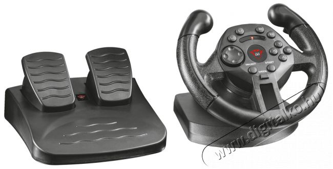 Trust GXT 570 Compact Vibration Racing Wheel kormány + pedál (21684) Iroda és számítástechnika - Számítógép tartozék - PC kontroller - 313301