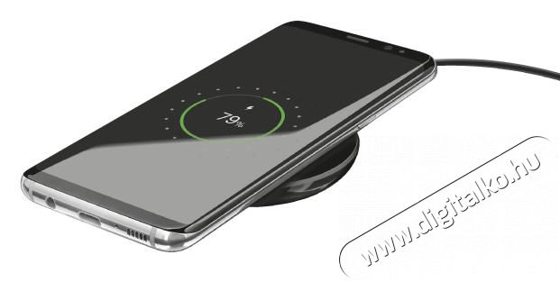 Trust Primo10 vezeték nélküli töltő (22861) Mobil / Kommunikáció / Smart - Mobiltelefon kiegészítő / tok - Hálózati-, autós töltő - 341309