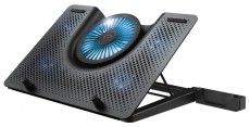 Trust GXT 1125 Quno Notebook Cooling Stand gamer hűtőpad Iroda és számítástechnika - Notebook kiegészítő - USB laptop hűtő - 368605