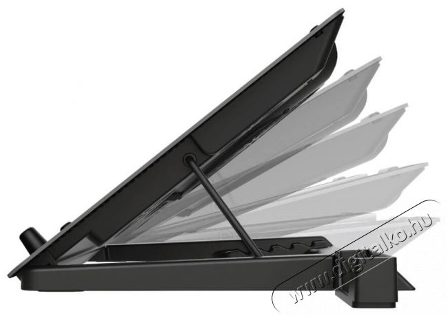 Trust GXT 1125 Quno Notebook Cooling Stand gamer hűtőpad Iroda és számítástechnika - Notebook kiegészítő - USB laptop hűtő - 368605
