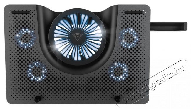 Trust GXT 1125 Quno Notebook Cooling Stand gamer hűtőpad Iroda és számítástechnika - Notebook kiegészítő - USB laptop hűtő - 368605