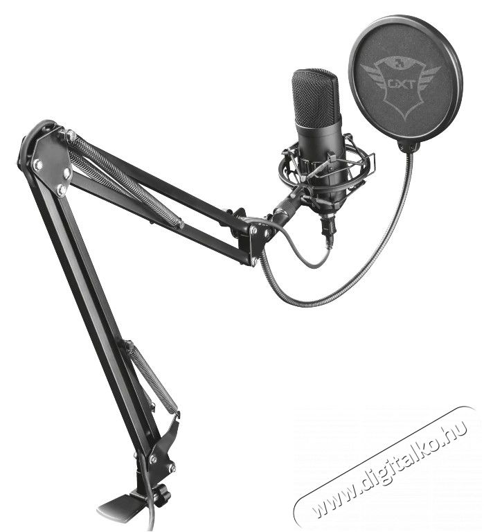 Trust GXT 252+ Emita Plus Streaming gamer mikrofon Fotó-Videó kiegészítők - Mikrofon - Mikrofon rádióknak - 368565