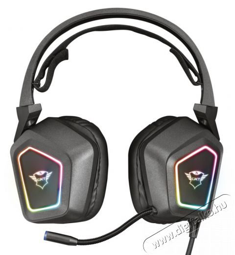 Trust  GXT 450 Blizz RGB 7.1 Surround USB gamer fejhallgat&oacute; Audio-Video / Hifi / Multim&eacute;dia - F&uuml;l &eacute;s Fejhallgat&oacute;k - Fejhallgat&oacute; mikrofonnal / headset - 368594