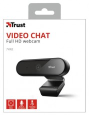 Trust Tyro Full HD mikrofonos webkamera - fekete Iroda és számítástechnika - Webkamera - 368603