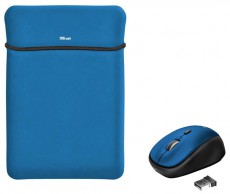 Trust Yvo 15,6 notebook tok és vezeték nélküli egér szett - kék Egyéb - Nem forgalmazzuk ! - 368570