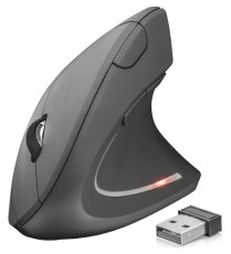 Trust Verto vezeték nélküli ergonómikus egér - fekete Iroda és számítástechnika - Egér - Vezeték nélküli egér - 368556