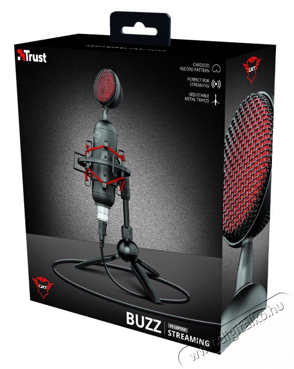 Trust GXT 244 Buzz Streaming USB gamer mikrofon Iroda és számítástechnika - Egyéb számítástechnikai termék - 368601