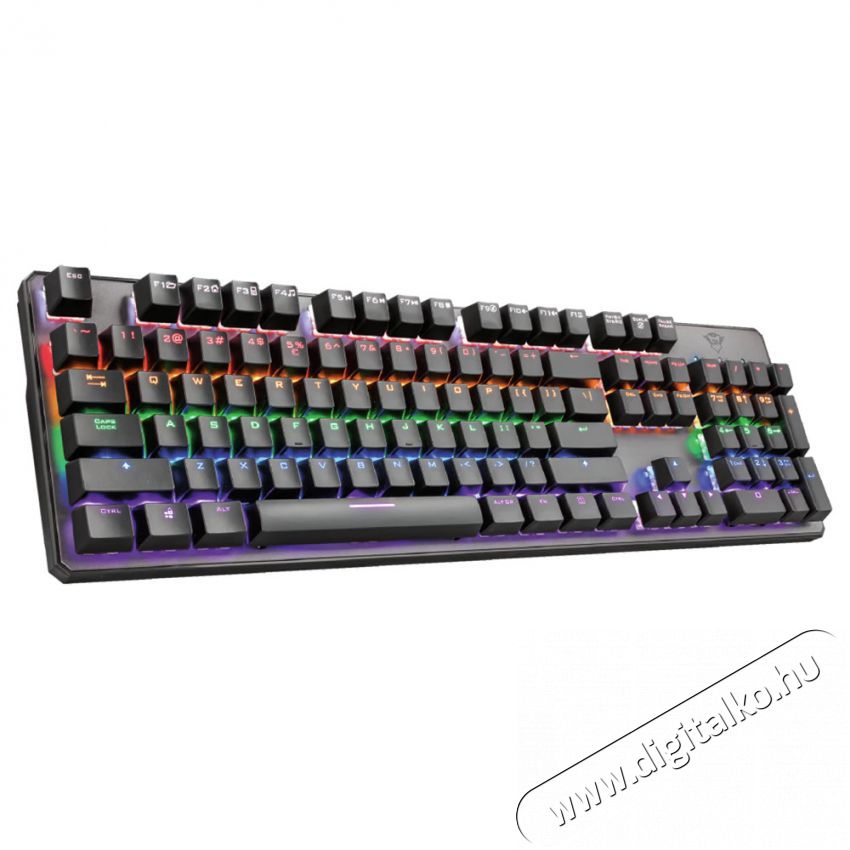 Trust GXT 865 Asta HUN USB mechanikus gamer billentyűzet - fekete Iroda és számítástechnika - Billentyűzet / billentyűzet szett - Vezetékes - 368552