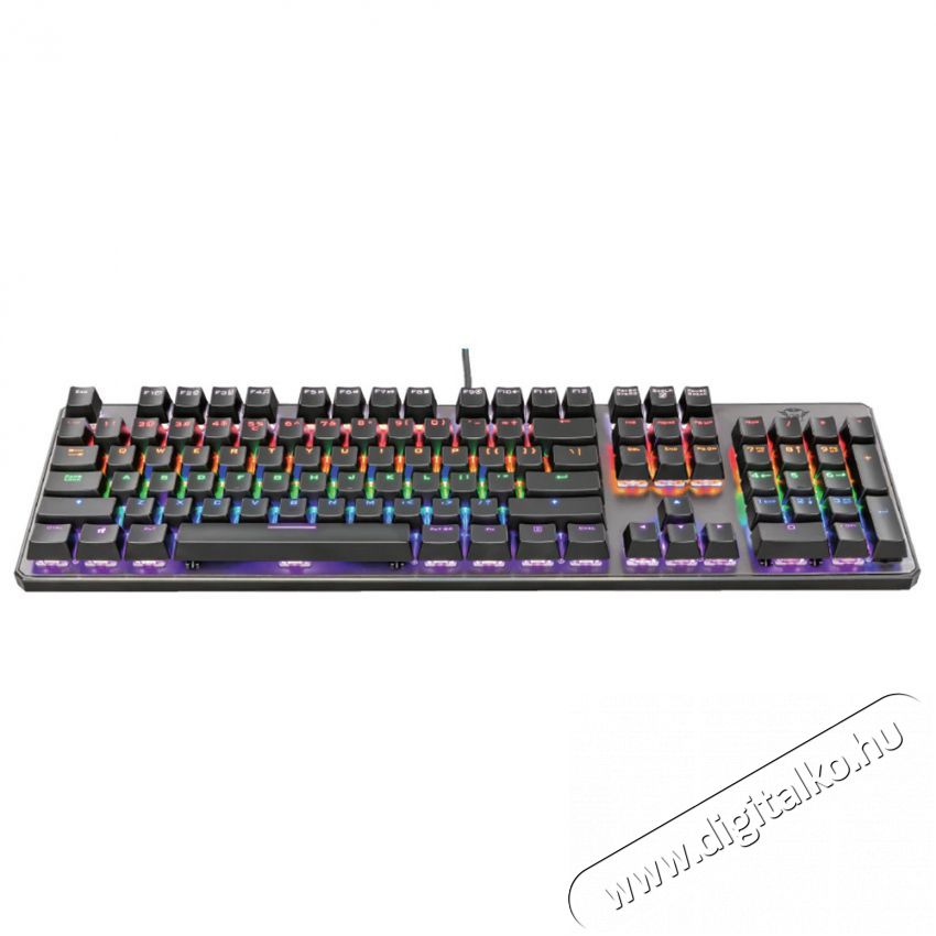 Trust GXT 865 Asta HUN USB mechanikus gamer billentyűzet - fekete Iroda és számítástechnika - Billentyűzet / billentyűzet szett - Vezetékes - 368552