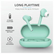 Trust Nika Touch Bluetooth true wireless headset - türkiz Audio-Video / Hifi / Multimédia - Fül és Fejhallgatók - Fülhallgató mikrofonnal / headset - 368549