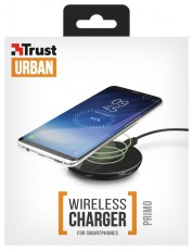 Trust Primo Wireless Charger - black - 22816 Mobil / Kommunikáció / Smart - Mobiltelefon kiegészítő / tok - Hálózati-, autós töltő - 341304