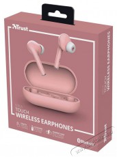Trust 23704 bluetooth fülhallgató - rózsaszín Audio-Video / Hifi / Multimédia - Fül és Fejhallgatók - Fülhallgató mikrofonnal / headset - 379265