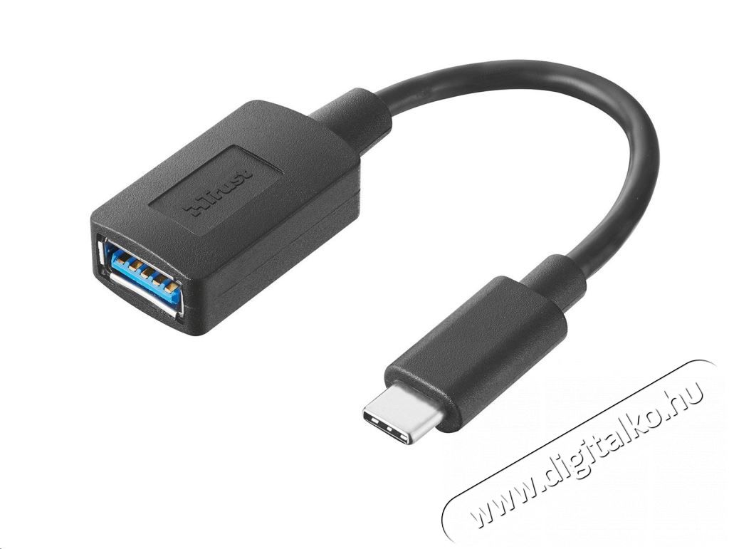 Trust Calyx USB- C - USB-A adapter kábel Tv kiegészítők - Kábel / csatlakozó - Csatlakozó / elosztó / átalakító - 379946