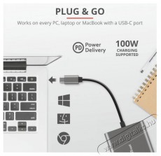 Trust Dalyx 3in1 USB-C adapter Iroda és számítástechnika - Notebook kiegészítő - USB hub / elosztó - 379947