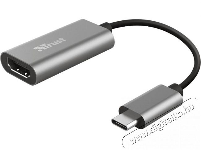 Trust Dalyx USB-C - HDMI adapter Tv kiegészítők - Kábel / csatlakozó - Csatlakozó / elosztó / átalakító - 379948
