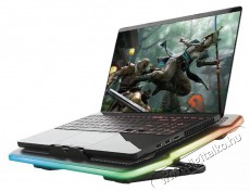 Trust GXT 1126 AURA RGB notebook hűtőpad Iroda és számítástechnika - Notebook kiegészítő - Egyéb notebook kiegészítő - 379950