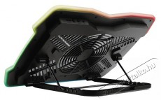Trust GXT 1126 AURA RGB notebook hűtőpad Iroda és számítástechnika - Notebook kiegészítő - Egyéb notebook kiegészítő - 379950