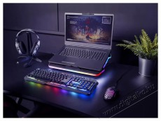 Trust GXT 1126 AURA RGB notebook hűtőpad Iroda és számítástechnika - Notebook kiegészítő - Egyéb notebook kiegészítő - 379950