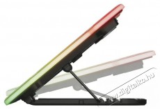 Trust GXT 1126 AURA RGB notebook hűtőpad Iroda és számítástechnika - Notebook kiegészítő - Egyéb notebook kiegészítő - 379950