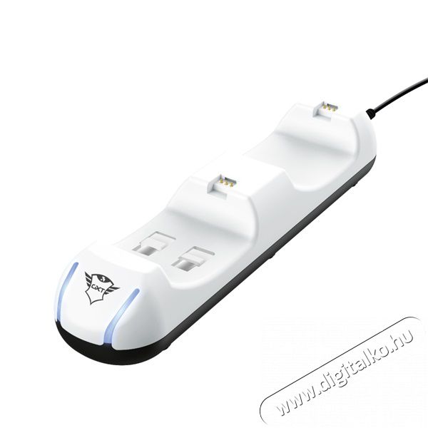 Trust GXT 251 Duo PS5 kontroller töltő állomás - fehér Iroda és számítástechnika - Játék konzol - Kiegészítő - 379955