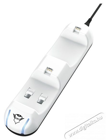 Trust GXT 251 Duo PS5 kontroller töltő állomás - fehér Iroda és számítástechnika - Játék konzol - Kiegészítő - 379955