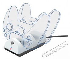 Trust GXT 254 Duo PS5 kontroller töltő állomás - fehér Iroda és számítástechnika - Játék konzol - Kiegészítő - 379956