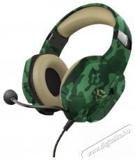 Trust GXT 323C Carus gamer fejhallgató - zöld terepszínű Audio-Video / Hifi / Multimédia - Fül és Fejhallgatók - Fejhallgató mikrofonnal / headset - 379958
