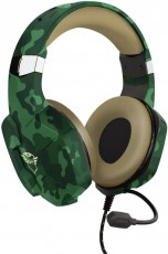 Trust GXT 323C Carus gamer fejhallgató - zöld terepszínű Audio-Video / Hifi / Multimédia - Fül és Fejhallgatók - Fejhallgató mikrofonnal / headset - 379958