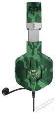 Trust GXT 323C Carus gamer fejhallgató - zöld terepszínű Audio-Video / Hifi / Multimédia - Fül és Fejhallgatók - Fejhallgató mikrofonnal / headset - 379958
