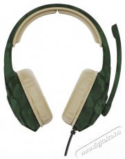 Trust GXT 411C Radius gamer fejhallgató - zöld terepszínű Audio-Video / Hifi / Multimédia - Fül és Fejhallgatók - Fejhallgató mikrofonnal / headset - 379961